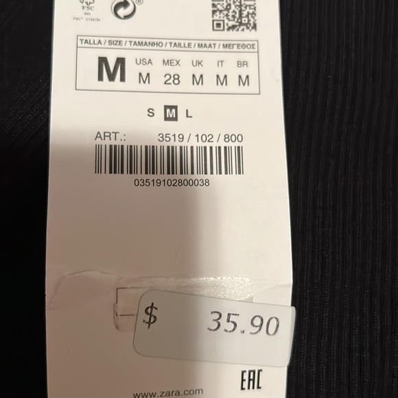 Zara crop top - Picture 2 of 3